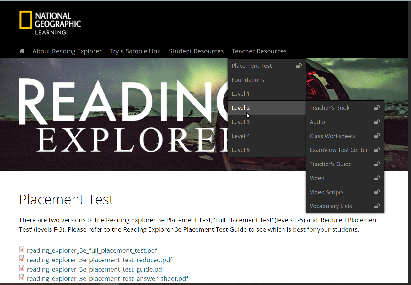 Reading Explorer 3rd Classroom Presentation Tools ( MacOS version) +PDF +Test +Teacher Resources 2 Reading Explorer 3rd Classroom Presentation Tools ( MacOS version) +PDF +Test +Teacher Resources - Image 2