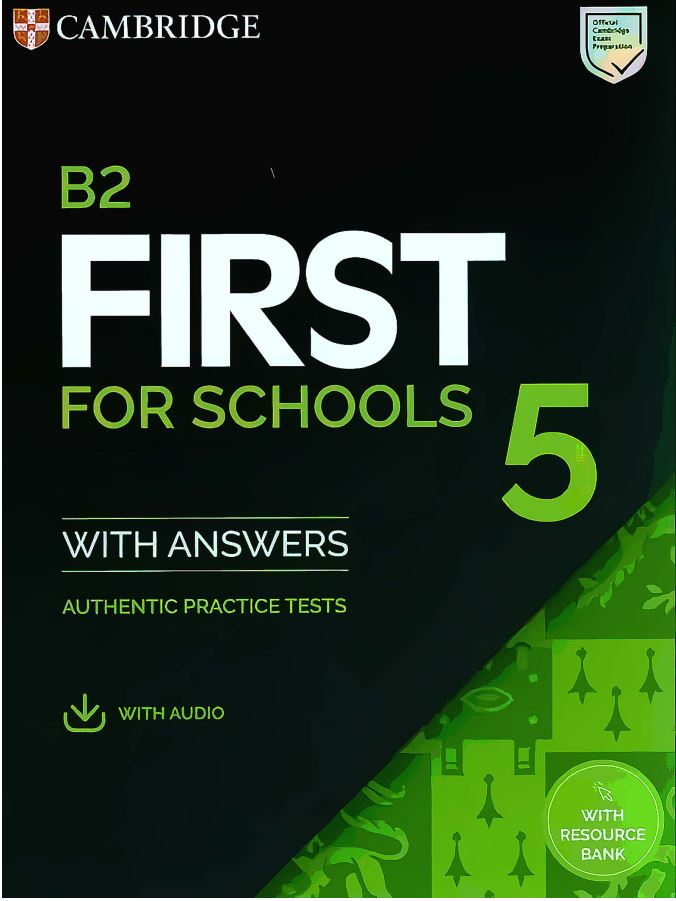 (Instant Download) B2 First For School 5 PDF, Answer keys, Audio 1 (Instant Download) B2 First For School 5 PDF, Answer keys, Audio