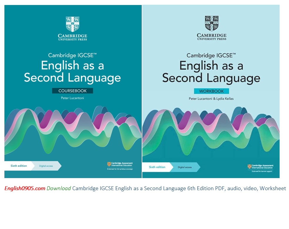 Download Cambridge IGCSE English as a Second Language 6th Edition PDF, audio, video, Worksheet 1 Download Cambridge IGCSE English as a Second Language 6th Edition PDF, audio, video, Worksheet