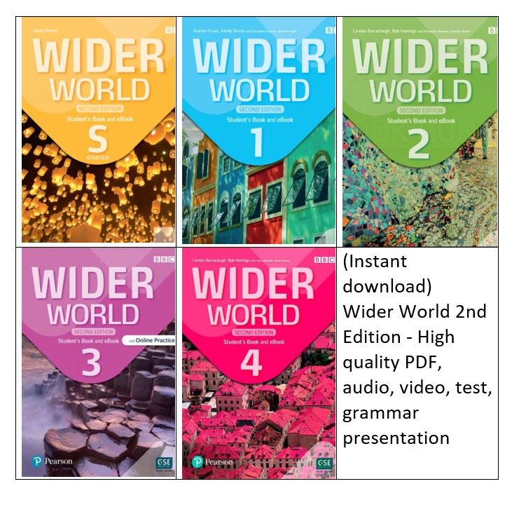 (Instant download) Wider World 2nd Edition - High quality PDF, audio, video, test, grammar presentation 1 (Instant download) Wider World 2nd Edition - High quality PDF, audio, video, test, grammar presentation