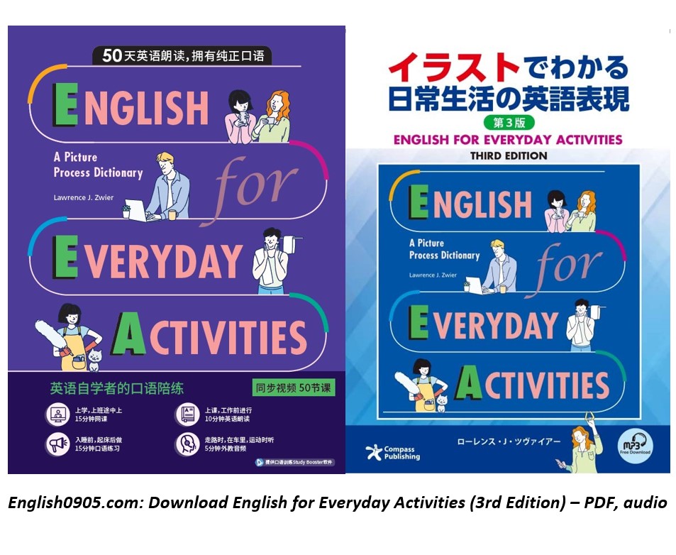 Download English for Everyday Activities (3rd Edition) - PDF (high quality), audio (Chinese edition, Japanese edition) 1 Download English for Everyday Activities (3rd Edition) - PDF (high quality), audio (Chinese edition, Japanese edition)