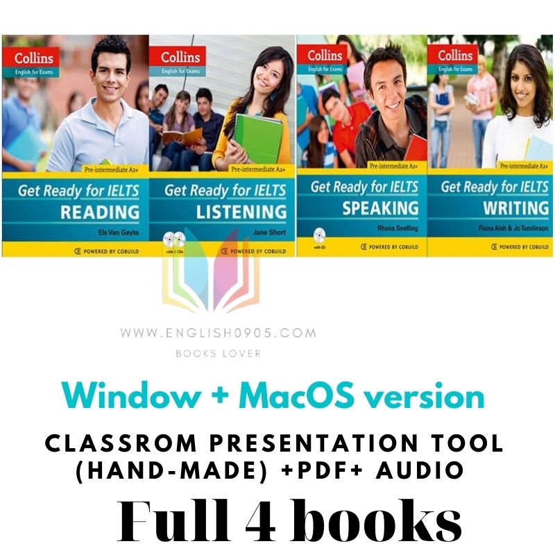 x. Get Ready for IELTS - Classroom presentation tool (hand-made) + audio+ PDF 1 x. Get Ready for IELTS - Classroom presentation tool (hand-made) + audio+ PDF