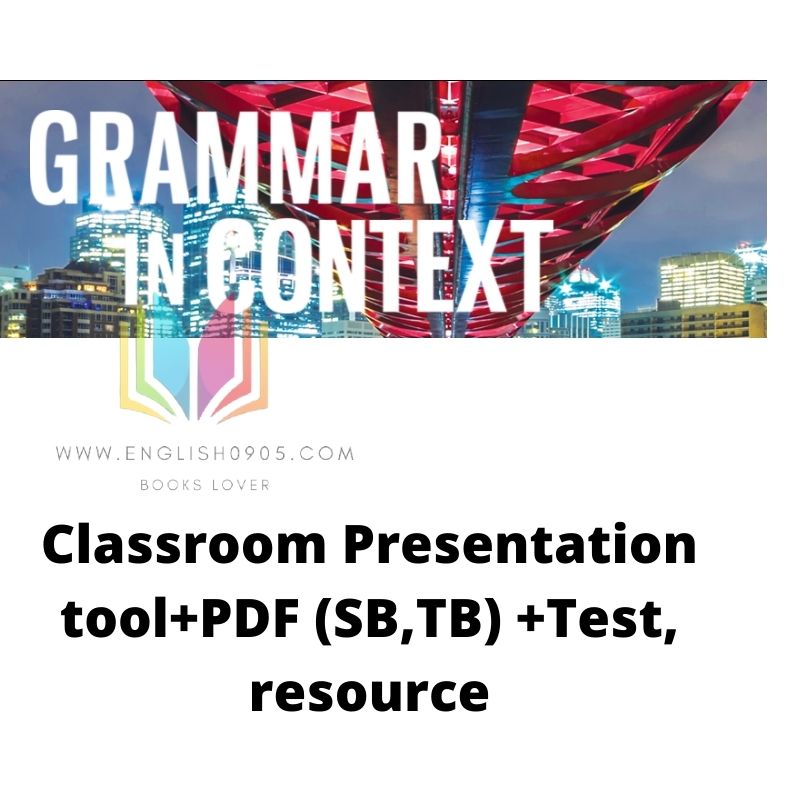 Grammar in context 7e - Classroom Presentation Tool (MacOS version, Official version) + PDF (SB, TB)+ Test, Resource 1 Grammar in context 7e - Classroom Presentation Tool (MacOS version, Official version) + PDF (SB, TB)+ Test, Resource