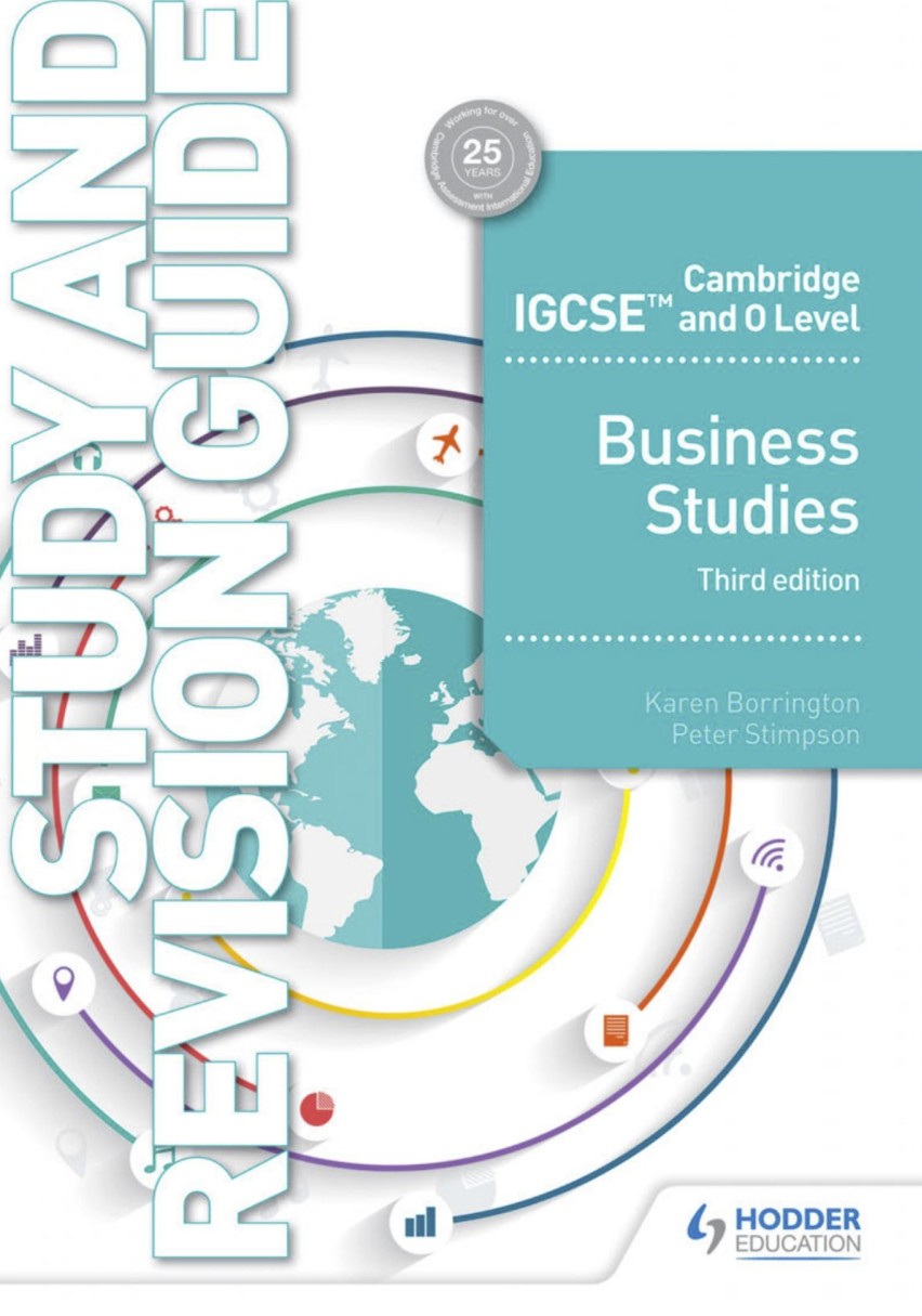 Download PDF Cambridge IGCSE and O level Business Studies Fifth edition 3 Download PDF Cambridge IGCSE and O level Business Studies Fifth edition - Image 3