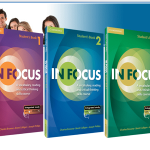 In Focus (full 3 levels) - PDF (SB, TB) ,Audio (No Interactive tool)