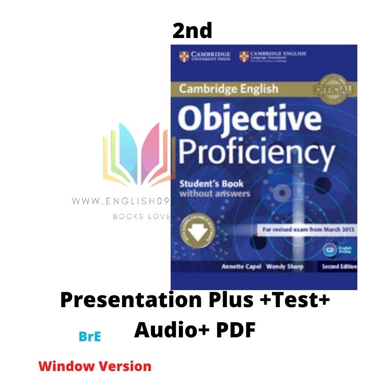 Objective Proficiency 2nd - Presentation Plus (Window version) +Test +PDF+ Audio 1 Objective Proficiency 2nd - Presentation Plus (Window version) +Test +PDF+ Audio