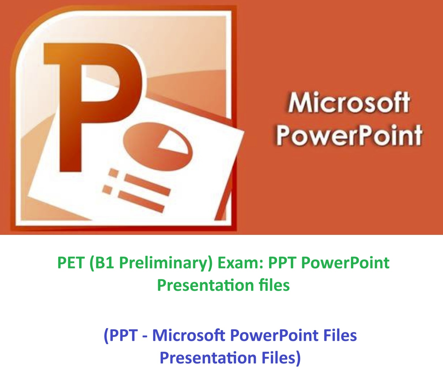 Download PET (B1 Preliminary) Exam: PPT PowerPoint Presentation files for teaching 1 Download PET (B1 Preliminary) Exam: PPT PowerPoint Presentation files for teaching