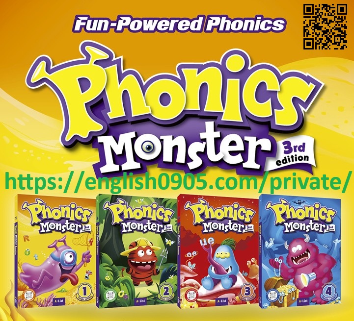 (Instant Download) Phonics Monster 3rd Edition: High quality PDF, audio, test, answer key, resources 1 (Instant Download) Phonics Monster 3rd Edition: High quality PDF, audio, test, answer key, resources