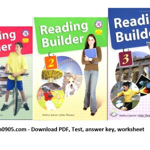 (instant download) Reading Builder - high quality PDF, audio, answer key,test