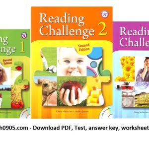 ( Instant download) Reading Challenge 2nd edition- High quality PDF, audio, test, answer key, word list