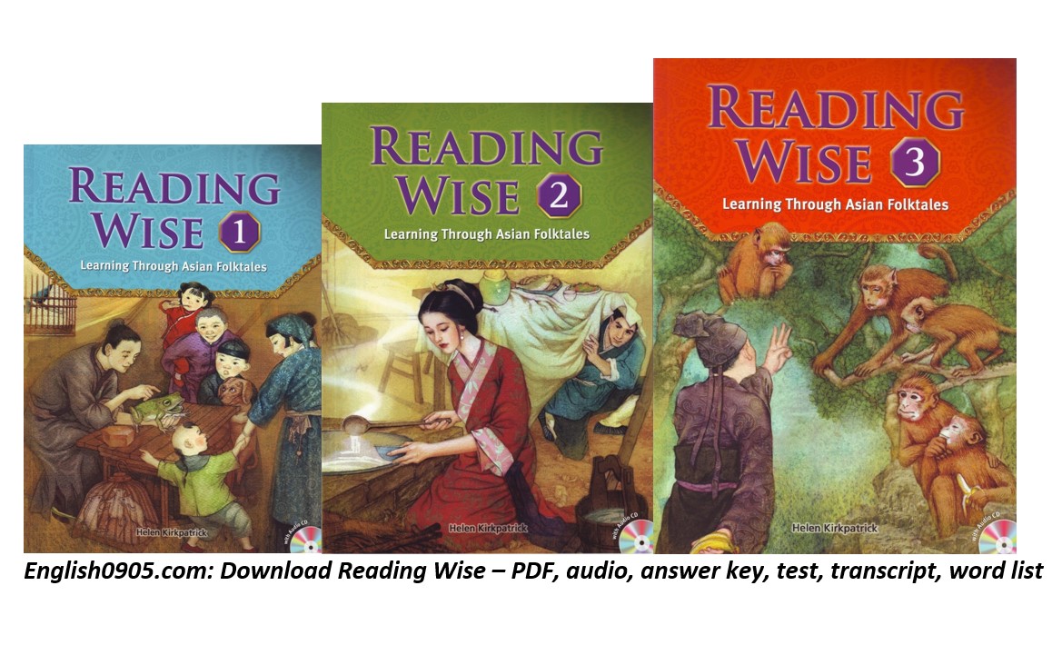 Download Reading Wise – PDF (high quality), audio, answer key, test, transcript, word list 1 Download Reading Wise – PDF (high quality), audio, answer key, test, transcript, word list