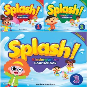 (Instant Download) Splash! Kindergarten Coursebook PDF (High quality), Audio, Test, Answer key, Worksheet, Word list, Flash card, Coloring pages