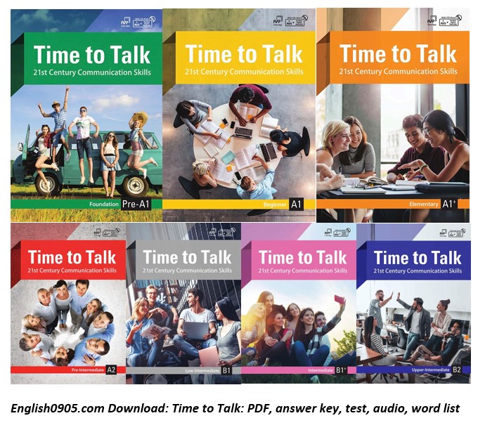 (Instant download) Time to Talk - PDF( high quality), audio, answer key, test, word list, teacher guide 1 (Instant download) Time to Talk - PDF( high quality), audio, answer key, test, word list, teacher guide