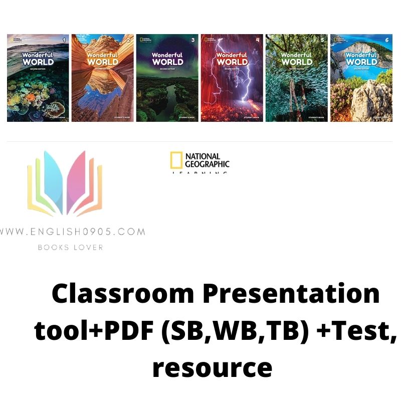 Wonderful world 2nd edition- Classroom presentation tool ( MacOs version) + PDFs (SB,WB,GB,TB)+ Test + Teacher resource 1 Wonderful world 2nd edition- Classroom presentation tool ( MacOs version) + PDFs (SB,WB,GB,TB)+ Test + Teacher resource