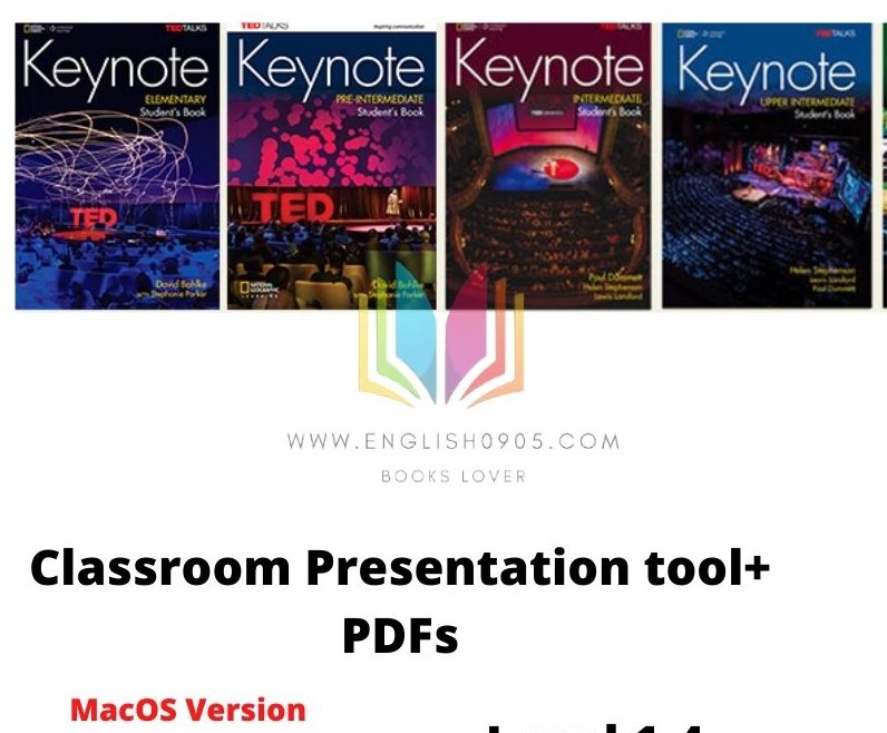 KeyNote (AmE) - Classroom Presentation Tool ( MacOS version)+PDF (SB, WB,TB)+Test +Teacher resource 1 KeyNote (AmE) - Classroom Presentation Tool ( MacOS version)+PDF (SB, WB,TB)+Test +Teacher resource