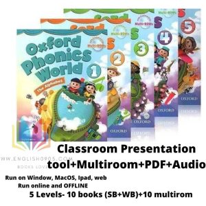 Oxford Phonics World - Classroom Presentation tool (5SB +5WB) + PDF + Audio, video, test+ Multi Room