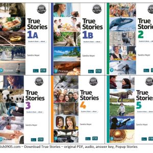 (Instant download) True Stories silver edition – original PDF, audio, answer key, Popup Stories