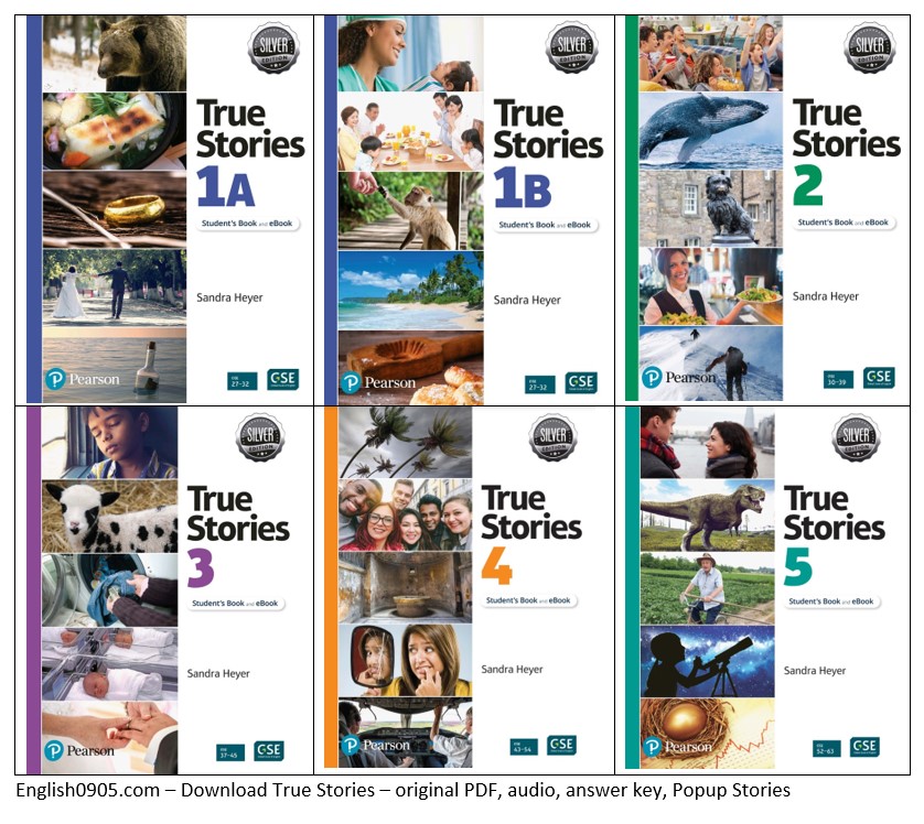 (Instant download) True Stories silver edition – original PDF, audio, answer key, Popup Stories 1 (Instant download) True Stories silver edition – original PDF, audio, answer key, Popup Stories